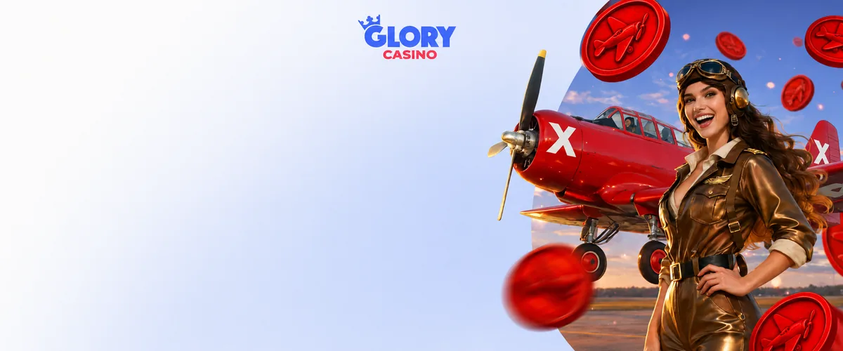 Aviator Crash-Spiel im Glory Casino